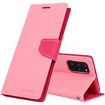 For Samsung Galaxy Note20 Ultra GOOSPERY FANCY DIARY Horizontal Flip PU Leather Case with Holder & Card Slots & Wallet(Pink)