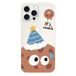 For iPhone 11 Pro Max Skin Feeling Jelly TPU Hybrid PC Phone Case(Celebration Cookies White)