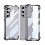 For Samsung Galaxy S24 FE 5G GKK Airbag Shockproof Full Coverage Phone Case(Transparent Black)