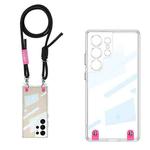 For Samsung Galaxy S25 Ultra 5G GKK Space Series Full Coverage Phone Case with Crossbody Rope(Black)