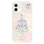 For iPhone 11 Skin Feeling Jelly TPU Hybrid PC Phone Case(Dessert Cake Stand White)