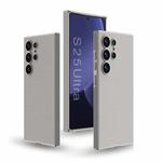 For Samsung Galaxy S25 Ultra 5G GKK Skin-feeling Leather Curved Phone Case(Titanium Gray)