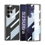 For Samsung Galaxy S25 Ultra 5G GKK Space Series Shockproof Full Coverage Phone Case(Transparent Black)