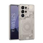 For Samsung Galaxy S25 Ultra 5G GKK AG Craft Skin Feel Circuit Diagram Edition Full Coverage Phone Case(Titanium Gray)