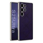For Samsung Galaxy S25 Ultra 5G GKK Asterism Metal Paint Skin Feel Leather Full Coverage Phone Case(Purple)