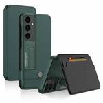 For Samsung Galaxy S25 5G GKK Flip Wallet Leather Phone Case(Green)