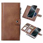 For iPhone 16 Pro ViLi GVS-C Series MagSafe Magnetic RFID Leather Flip Phone Case(Brown)