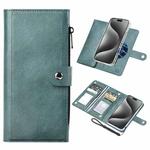 For iPhone 15 Pro ViLi GVS-C Series MagSafe Magnetic RFID Leather Flip Phone Case(Green)