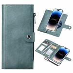 For iPhone 14 Pro Max ViLi GVS-C Series MagSafe Magnetic RFID Leather Flip Phone Case(Green)