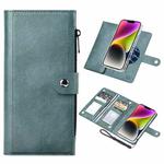 For iPhone 14 Plus ViLi GVS-C Series MagSafe Magnetic RFID Leather Flip Phone Case(Green)