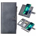 For iPhone 13 Pro ViLi GVS-C Series MagSafe Magnetic RFID Leather Flip Phone Case(Grey)