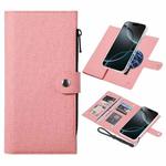 For iPhone 16 Pro ViLi GBS-C Series MagSafe Magnetic RFID Leather Flip Phone Case(Pink)