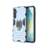For Samsung Galaxy A16 5G PC + TPU Shockproof Protective Phone Case with Magnetic Ring Holder(Navy Blue)