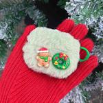 For AirPods 4 Plush Earphone Protective Soft Case(Green Cookie Man)