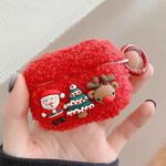 For AirPods Pro 2 / Pro Plush Earphone Protective Soft Case(Santa Claus and Elk)