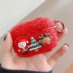 For AirPods 3 Plush Earphone Protective Soft Case(Santa Claus and Elk)