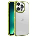 For iPhone 13 Pro Max Hardware Side Cooling Skin Feel Frosted Metal Lens Frame Phone Case(Green)