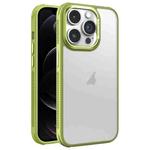 For iPhone 12 Pro Hardware Side Cooling Skin Feel Frosted Metal Lens Frame Phone Case(Green)