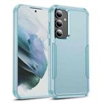 For Samsung Galaxy S25 5G TPU + PC Shockproof Protective Phone Case(Grey Green)