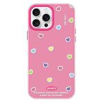 For iPhone 16 Pro Skin Feeling Jelly TPU Hybrid PC Phone Case(Color Love Rose Red)