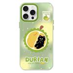 For iPhone 13 Pro Skin Feeling Jelly TPU Hybrid PC Phone Case(Mao Shan Durian Green)