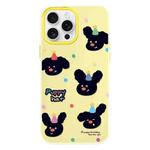 For iPhone 11 Pro Max Skin Feeling Jelly TPU Hybrid PC Phone Case(Puppy Hat Yellow)