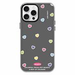 For iPhone 11 Pro Max Skin Feeling Jelly TPU Hybrid PC Phone Case(Color Love Black)