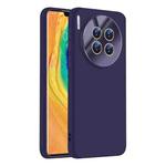 For Huawei Mate 30 Pro Nano Lens Cover Liquid Silicone Phone Case(Dark Purple)