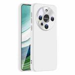 For Huawei Mate 60 Pro / 60 Pro+ Nano Lens Cover Liquid Silicone Phone Case(White)