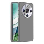 For Huawei Mate 60 Pro / 60 Pro+ Nano Lens Cover Liquid Silicone Phone Case(Titanium Gray)