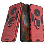 For Huawei Enjoy 20 Plus Shockproof PC + TPU Protective Case with Magnetic Ring Holder(Red)