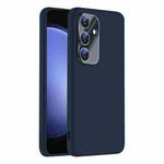 For Samsung Galaxy S23 FE 5G Nano Lens Cover Liquid Silicone Phone Case(Titanium Blue)