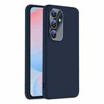 For Samsung Galaxy S24 FE 5G Nano Lens Cover Liquid Silicone Phone Case(Titanium Blue)