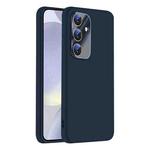For Samsung Galaxy S24+ 5G Nano Lens Cover Liquid Silicone Phone Case(Titanium Blue)