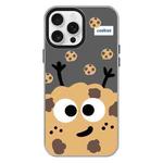 For iPhone 16 Pro Max Skin Feeling Jelly TPU Hybrid PC Phone Case(Cookie Black)