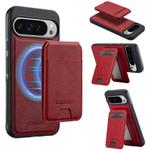 For Google Pixel 10 / 10 Pro LC.IMEEKE L3 Series Detachable RFID Card Bag Magsafe Phone Case(Red)