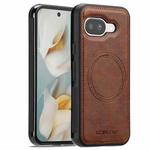 For Google Pixel 9a LC.IMEEKE Magsafe Phone Case(Brown)