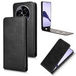 For Realme 14 Pro Lite / 13 Pro Global Magnetic Vertical Flip Leather Phone Case(Black)