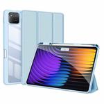 For Xiaomi Pad 7 / 7 Pro DUX DUCIS TOBY Series Antiskid Leather Tablet Case with Sleep / Wake-up Function(Blue)