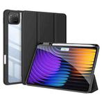 For Xiaomi Pad 7 / 7 Pro DUX DUCIS TOBY Series Antiskid Leather Tablet Case with Sleep / Wake-up Function(Black)