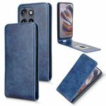 For Motorola Moto S50 5G / Edge 50 Neo 5G Magnetic Vertical Flip Leather Phone Case(Blue)