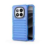 For Redmi Note 14 Pro+ 5G High Transparency TPU Hybrid PC Airbag Phone Case(Transparent Blue)