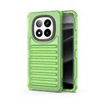 For Redmi Note 14 Pro+ 5G High Transparency TPU Hybrid PC Airbag Phone Case(Transparent Green)