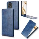 For Honor 200 5G Magnetic Vertical Flip Leather Phone Case(Blue)