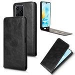 For Honor 200 Lite 5G Global Magnetic Vertical Flip Leather Phone Case(Black)