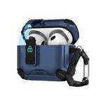For AirPods Pro 2 Two Color MagSafe Magnetic Holder Earphone Case(Black Blue)