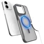 For iPhone 11 Metal Bracket MagSafe Magnetic Phone Case(Grey)