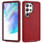 For Samsung Galaxy S25 Ultra 5G Life Waterproof Rugged Phone Case(Red + Black)