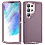 For Samsung Galaxy S25 Ultra 5G Life Waterproof Rugged Phone Case(Purple + Pink)