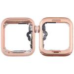 For Apple Watch Series 4 40MM LTE Aluminium Alloy Middle Frame Bezel Plate with Crown Spin Axis Flex Cable(Gold)